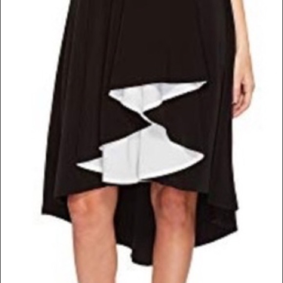 Adelyn Rae Black White Harla Dress High Low BNWT! - Picture 7 of 8